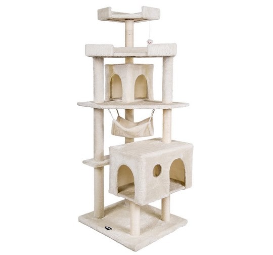 Merax 64“ Cat Tree House with Condo Furniture
